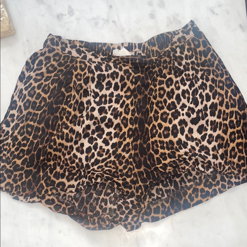 Leopard Print Women's Shorts